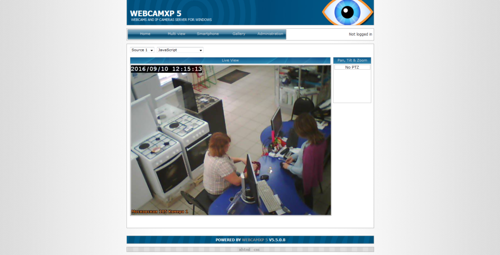 Видео с камеры webcamxp.